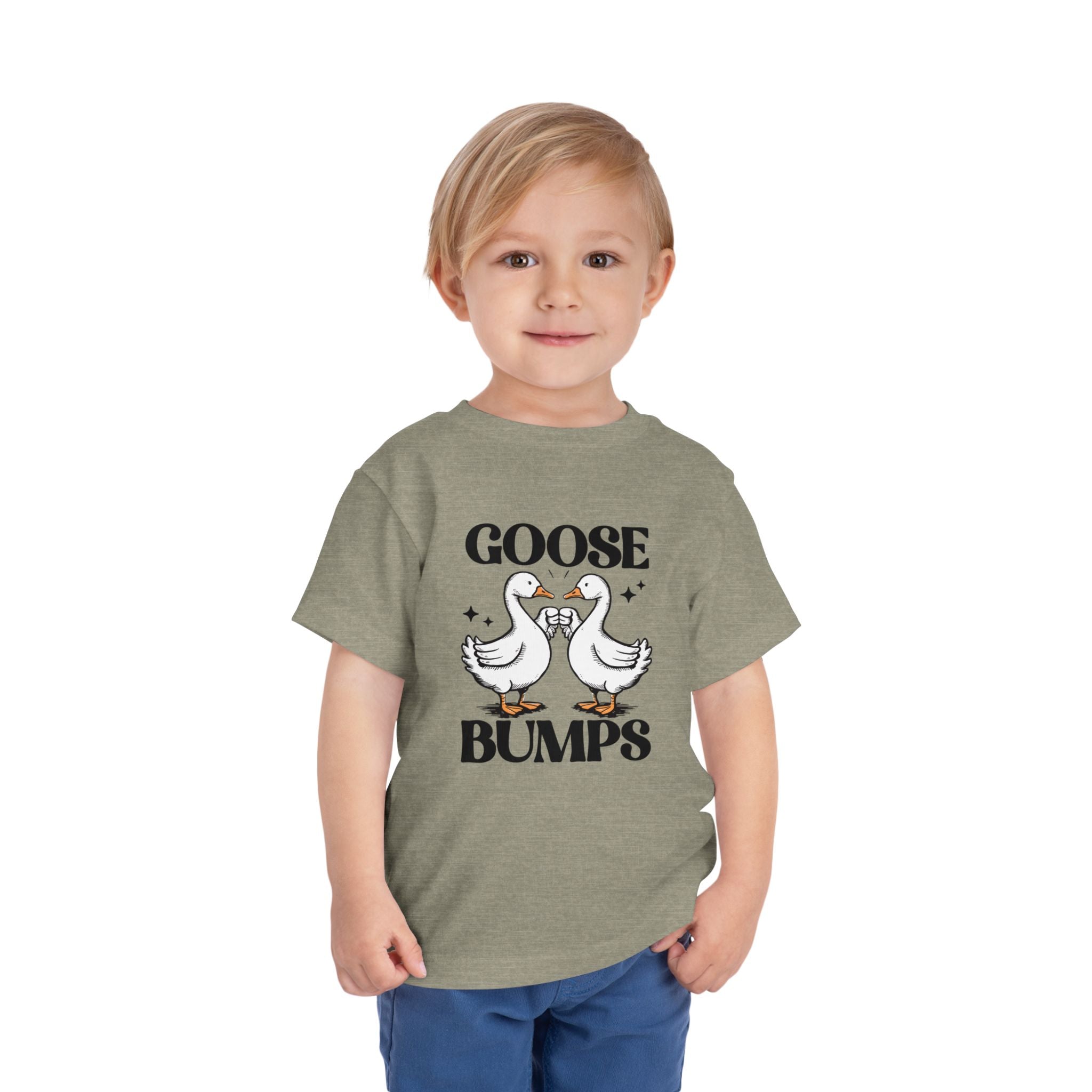 Goose Bumps Toddler Tee — Cute Matching Kids Shirt