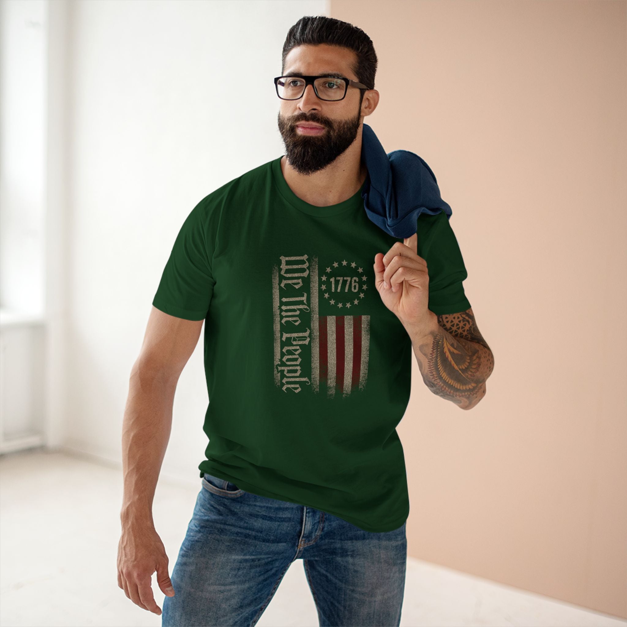 We the People 1776 Vintage Flag T-Shirt