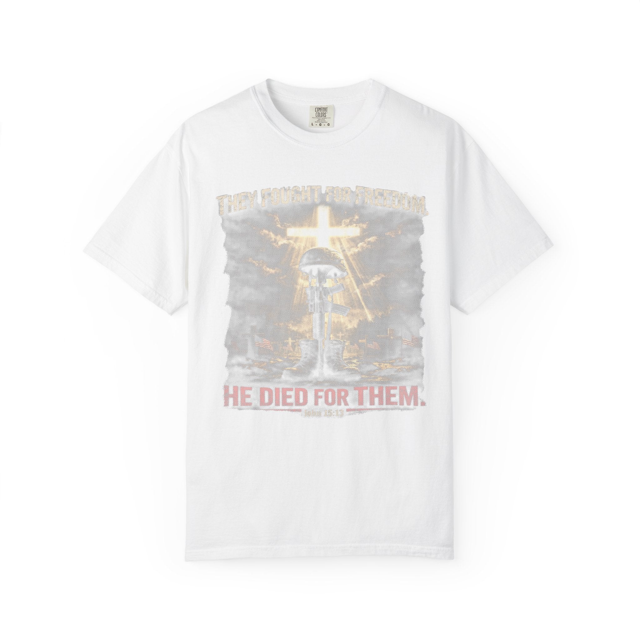 Christian Graphic T-Shirt — 'He Died For Them' Religious Faith Tee