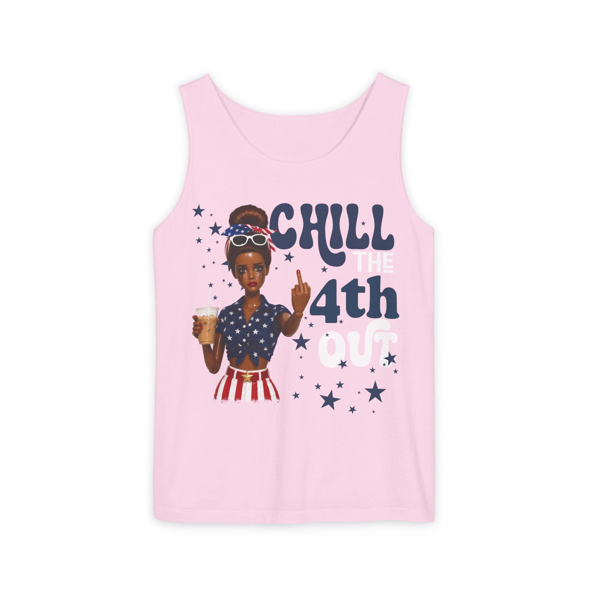 Chill 4th Tank Top — Patriotic Fourth of July Graphic Tank