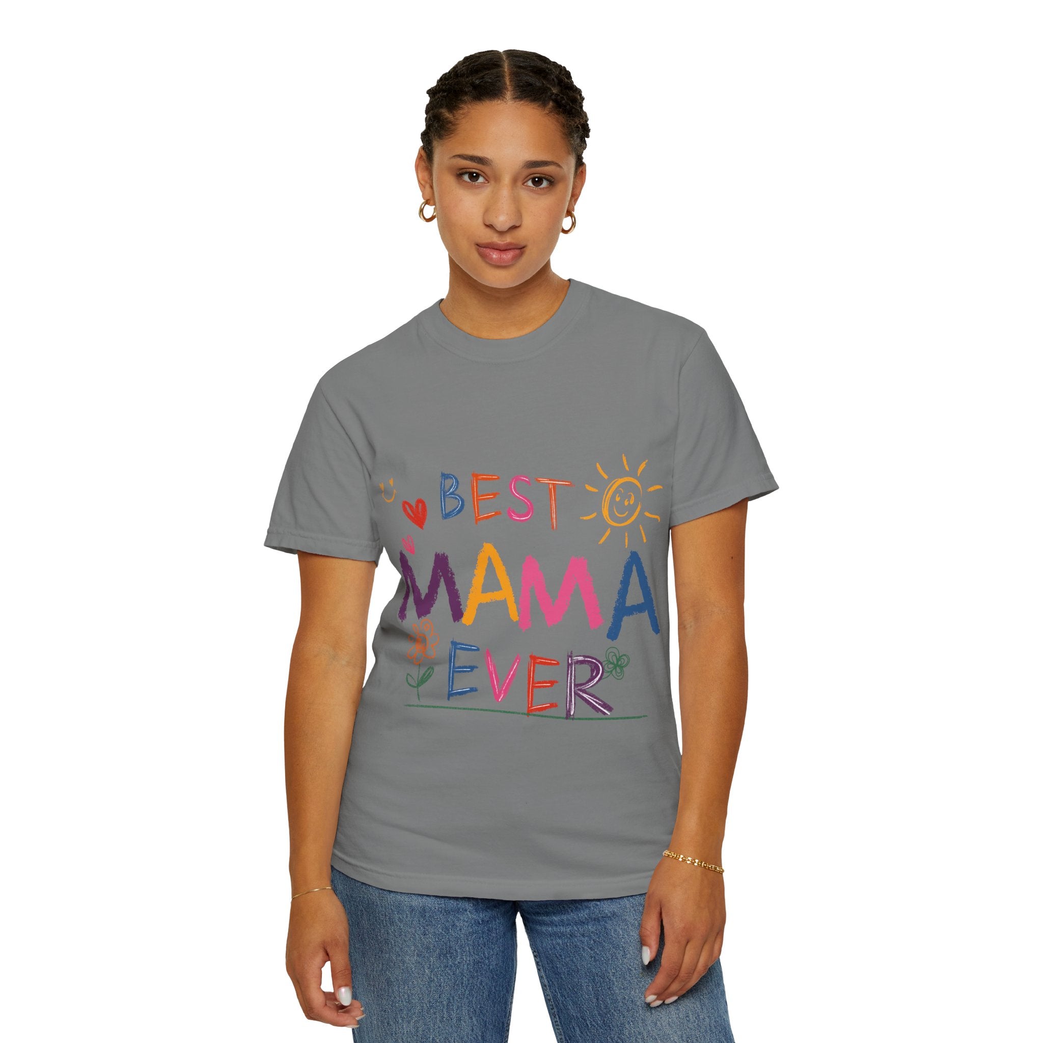 Best Mama Ever T-Shirt — Cute Colorful Mother's Day Tee