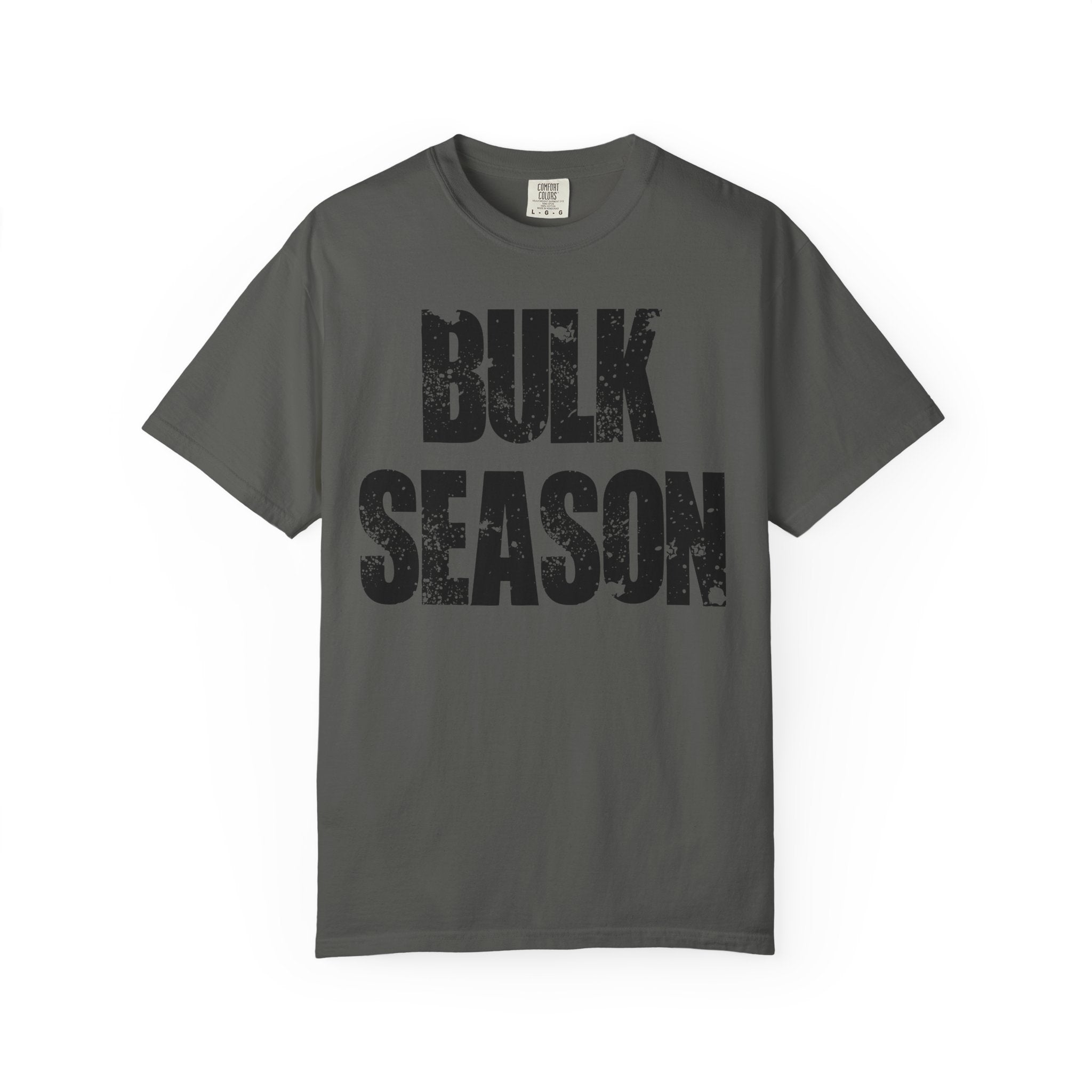 Bulk Season T-Shirt – Vintage Distressed Gym Tee for Bodybuilders & Lifters