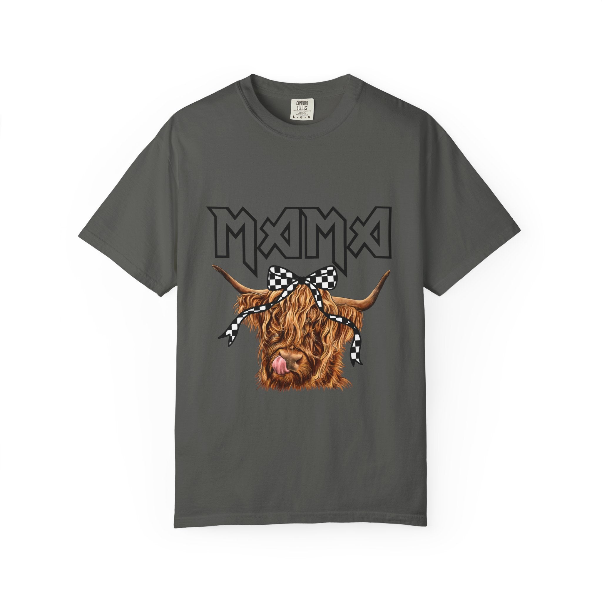 Mama Highland Cow T-Shirt — Cute Cow Mom Graphic Tee