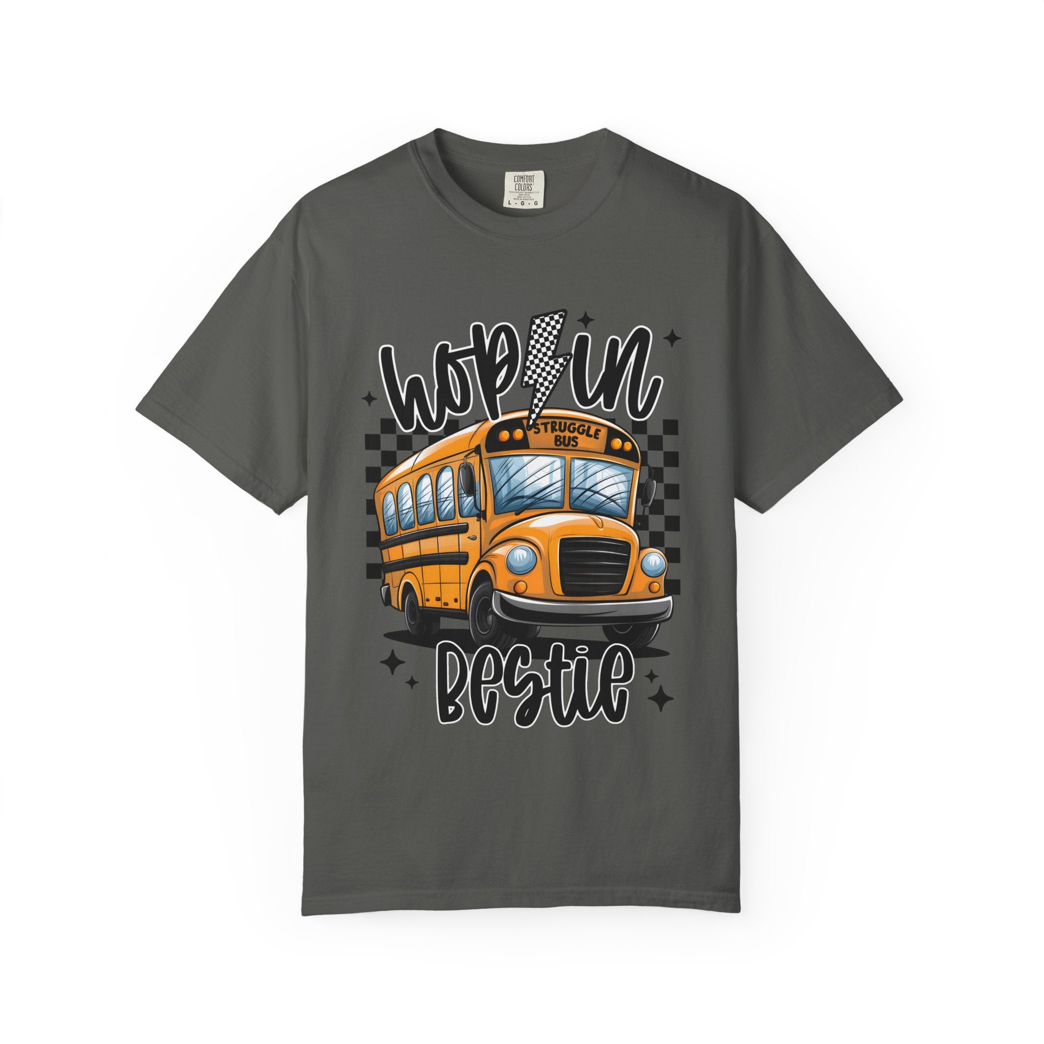 School Bus 'Hop In Bestie' T-Shirt