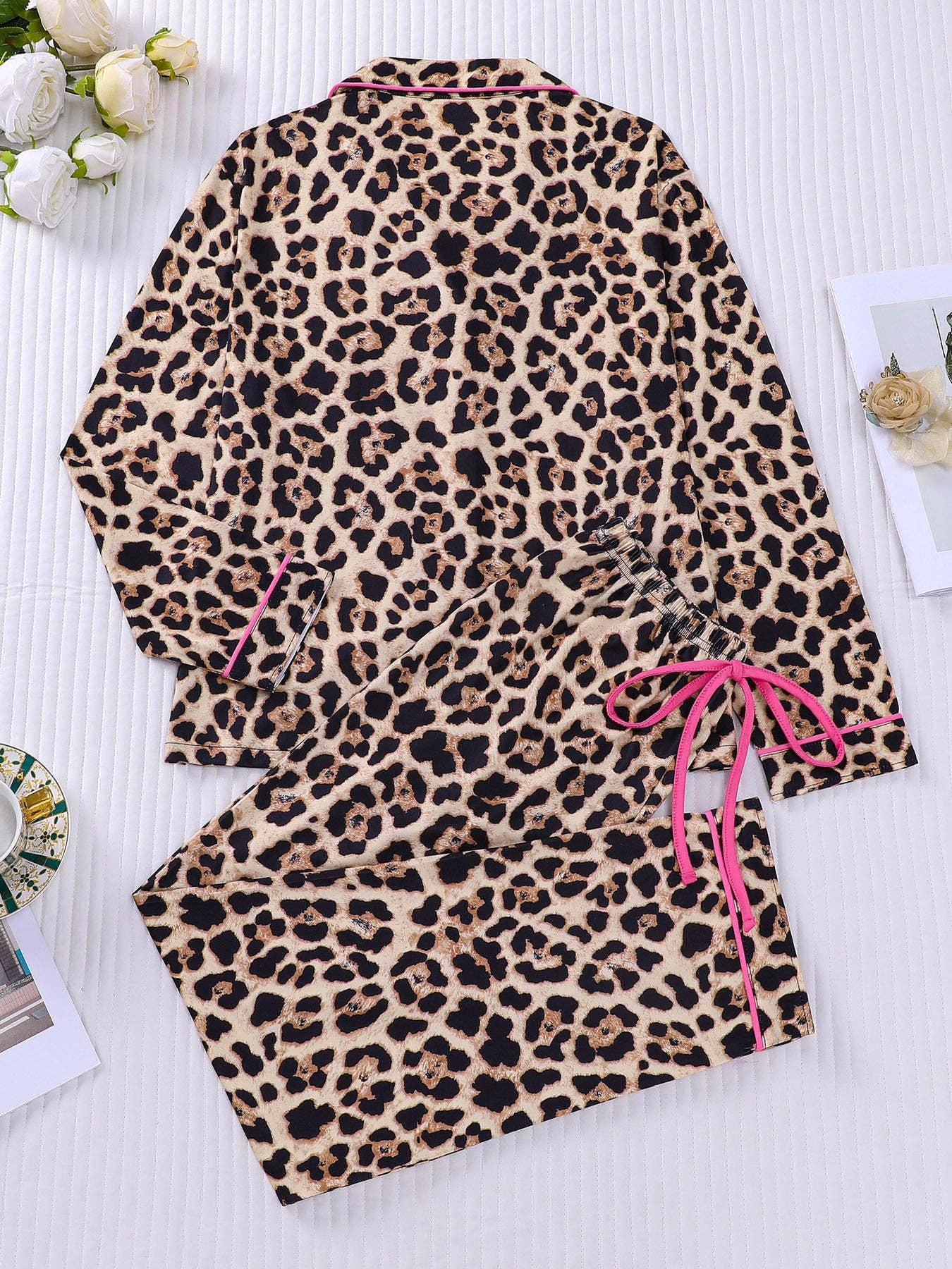 Wild at Heart Leopard Long Sleeve Pajama Set