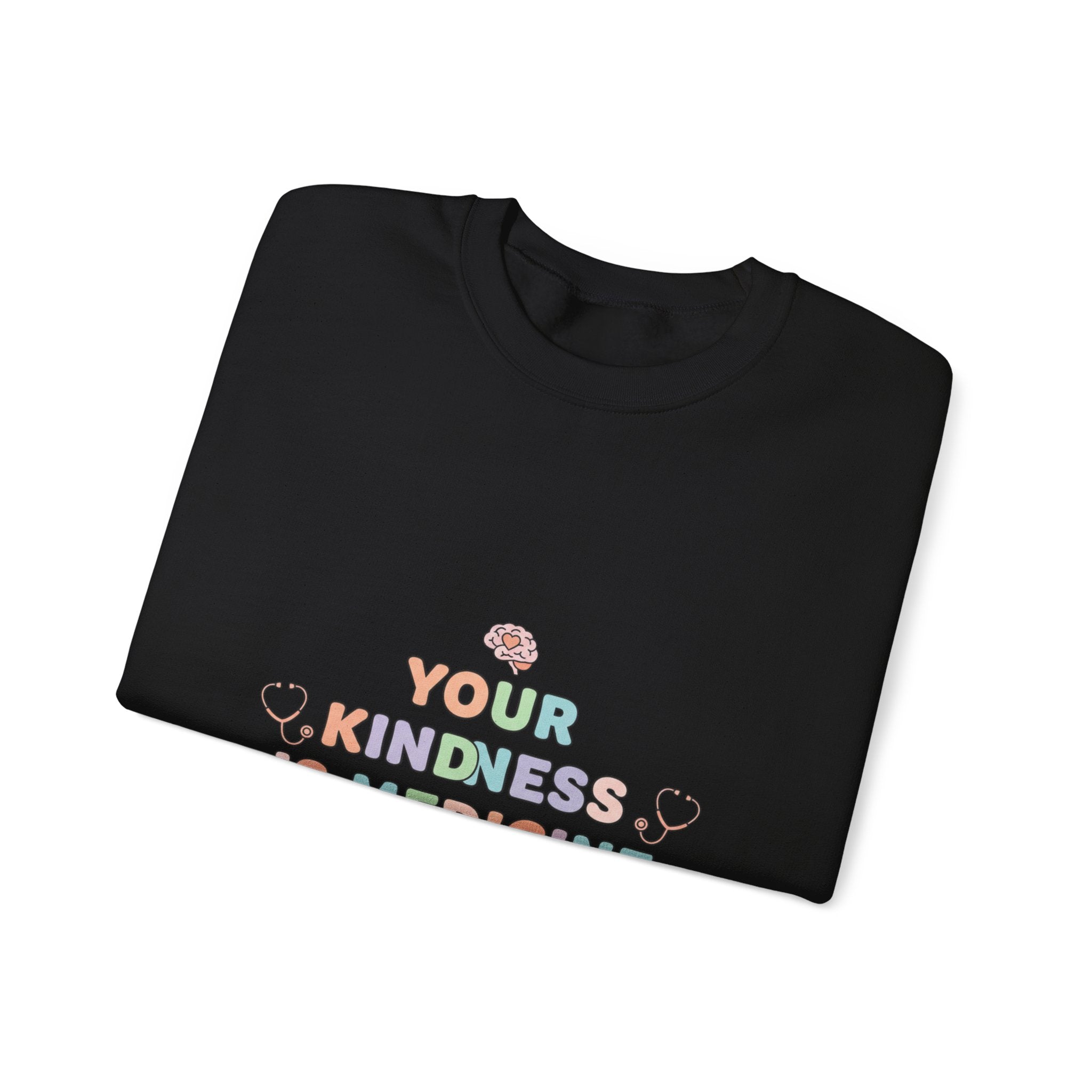 Kindness Is Medicine Sweatshirt | pastel healthcare affirmation, nurse encouragement