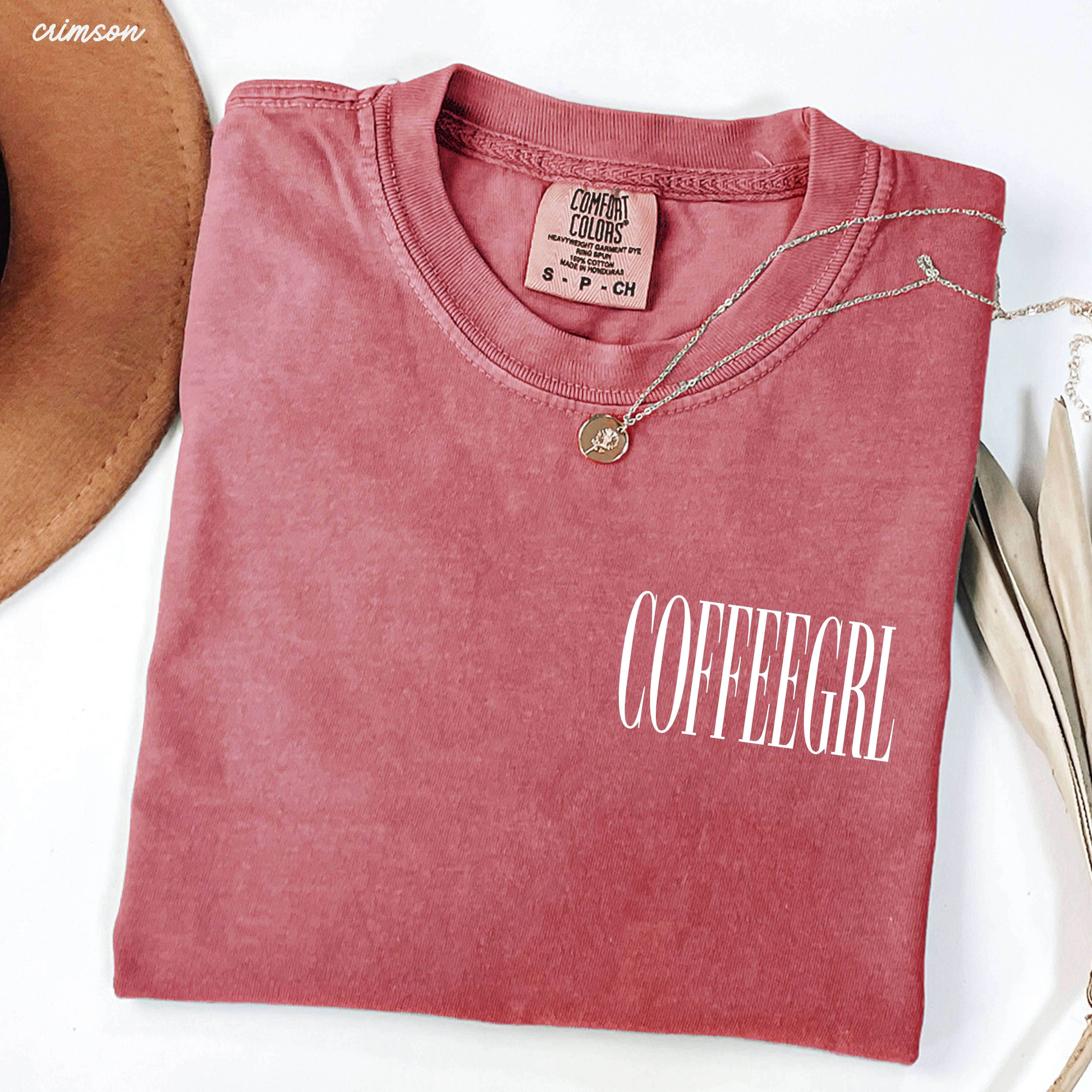 Coffeegrl Coffee Comfort Colors Tee / Pepper