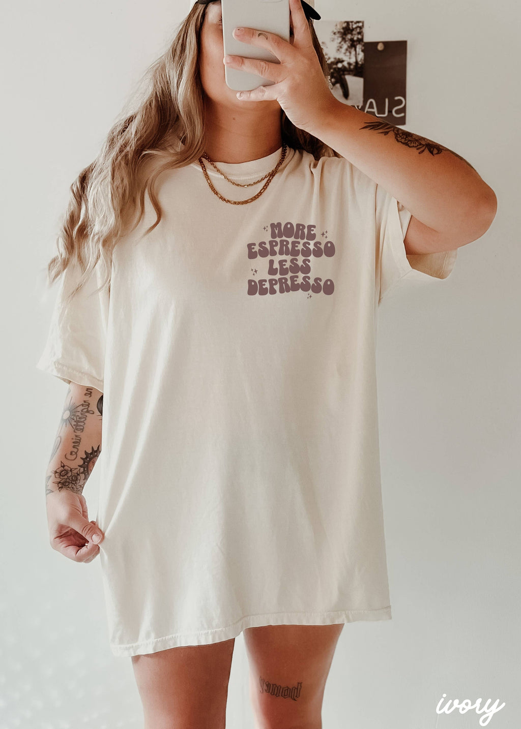 More Espresso Less Depresso Tee / Yam