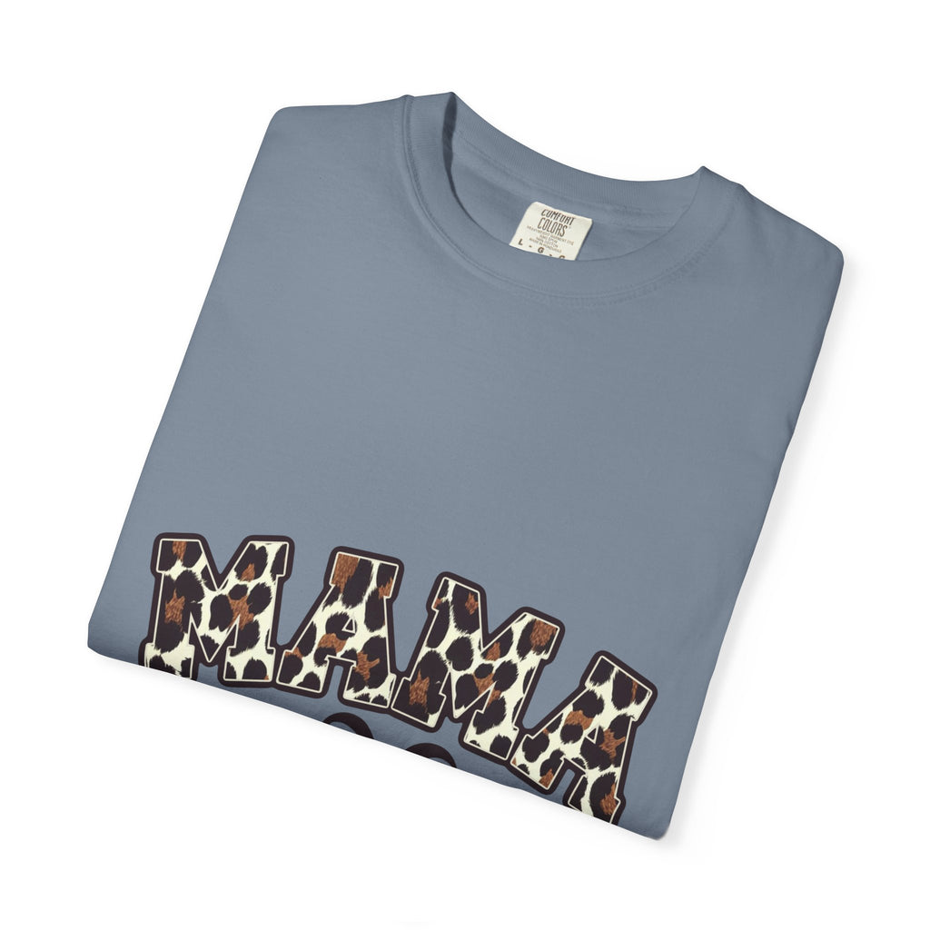 Mama Leopard Print Cherry T-Shirt