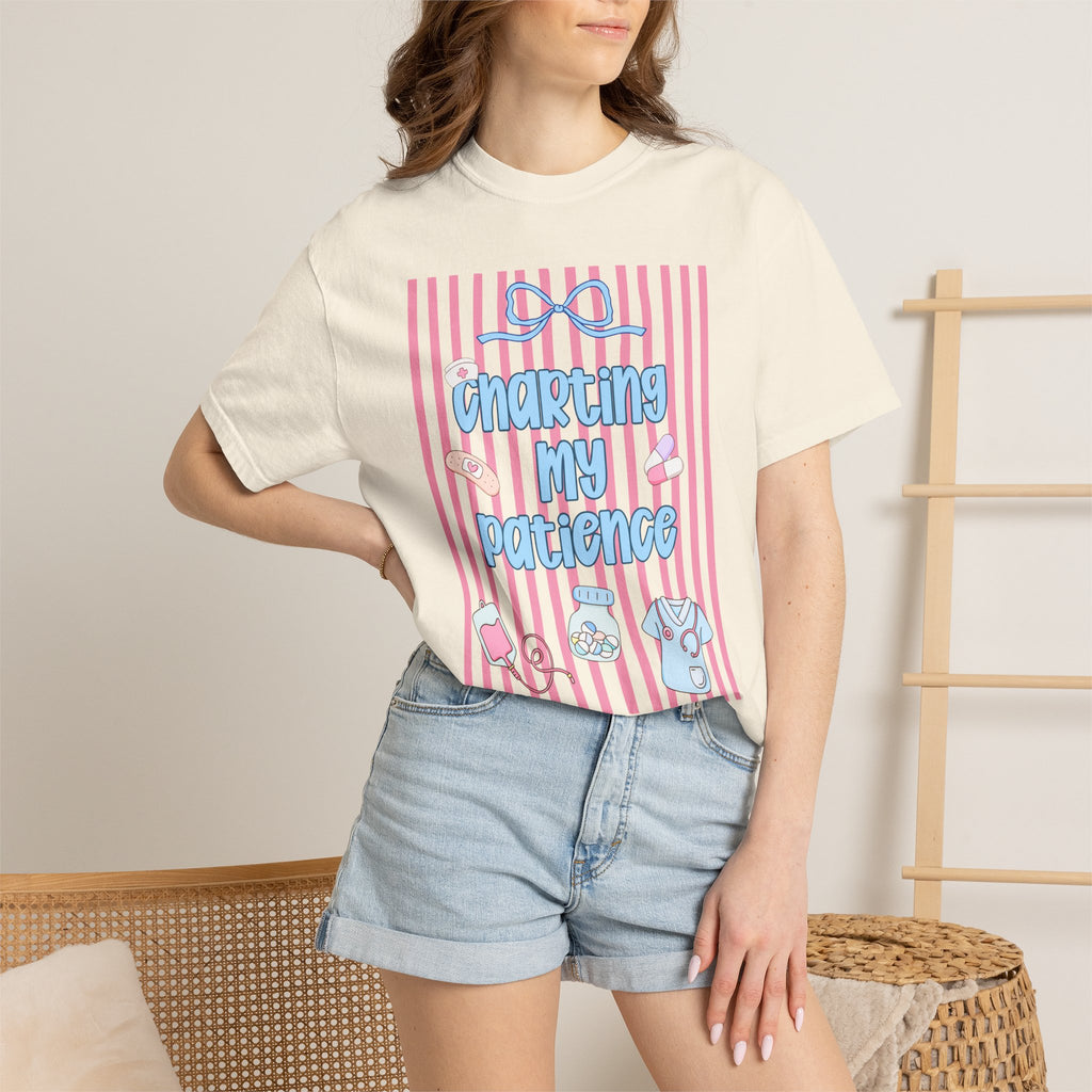 Chasing My Patience Baby Announcement Tee