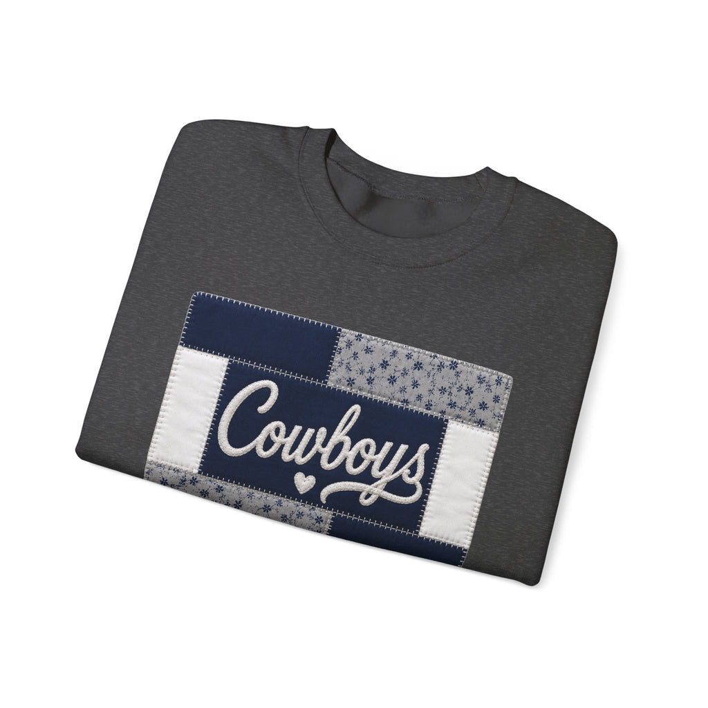 Cowboys Patchwork Crewneck Sweatshirt