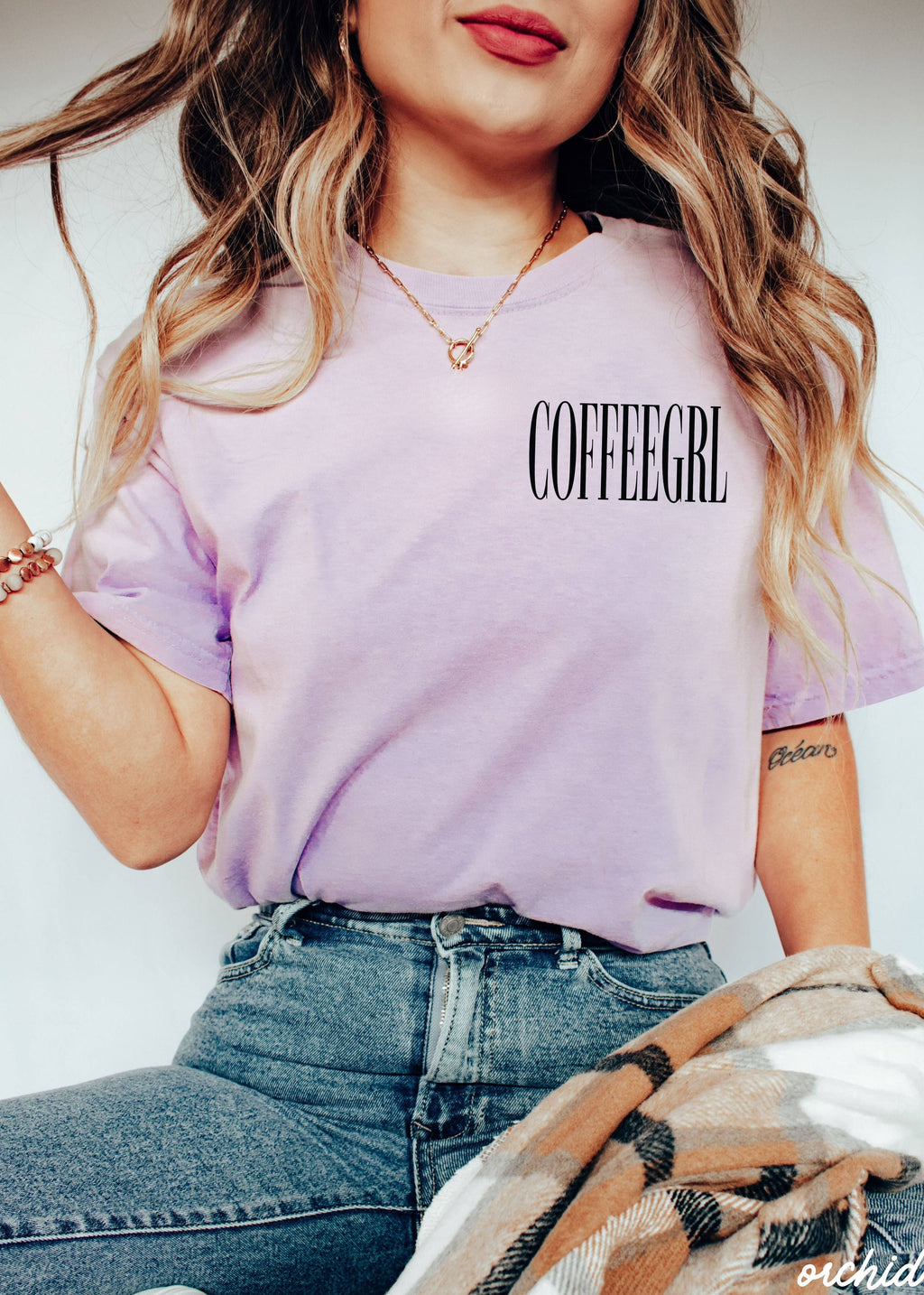 Coffeegrl Coffee Comfort Colors Tee / Espresso