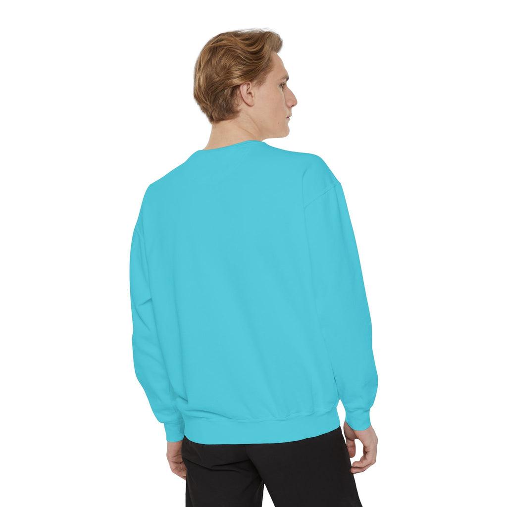 Nurse Face Sweatshirt — Pink Caduceus Retro Graphic Crewneck