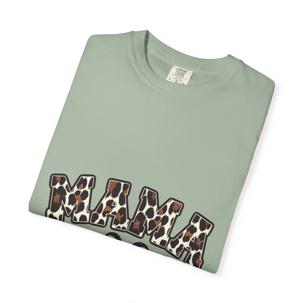 Mama Leopard Print Cherry T-Shirt