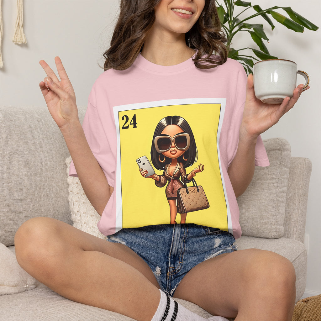 La Tia Graphic T-Shirt — Cute Lotería Style Aunt Design