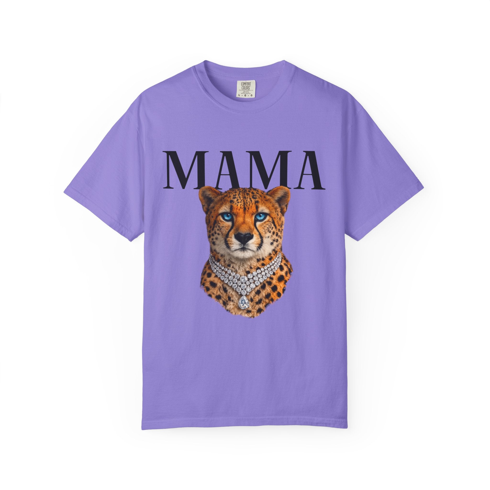 Mama Cheetah Graphic Tee — Wild Mom Statement T-Shirt