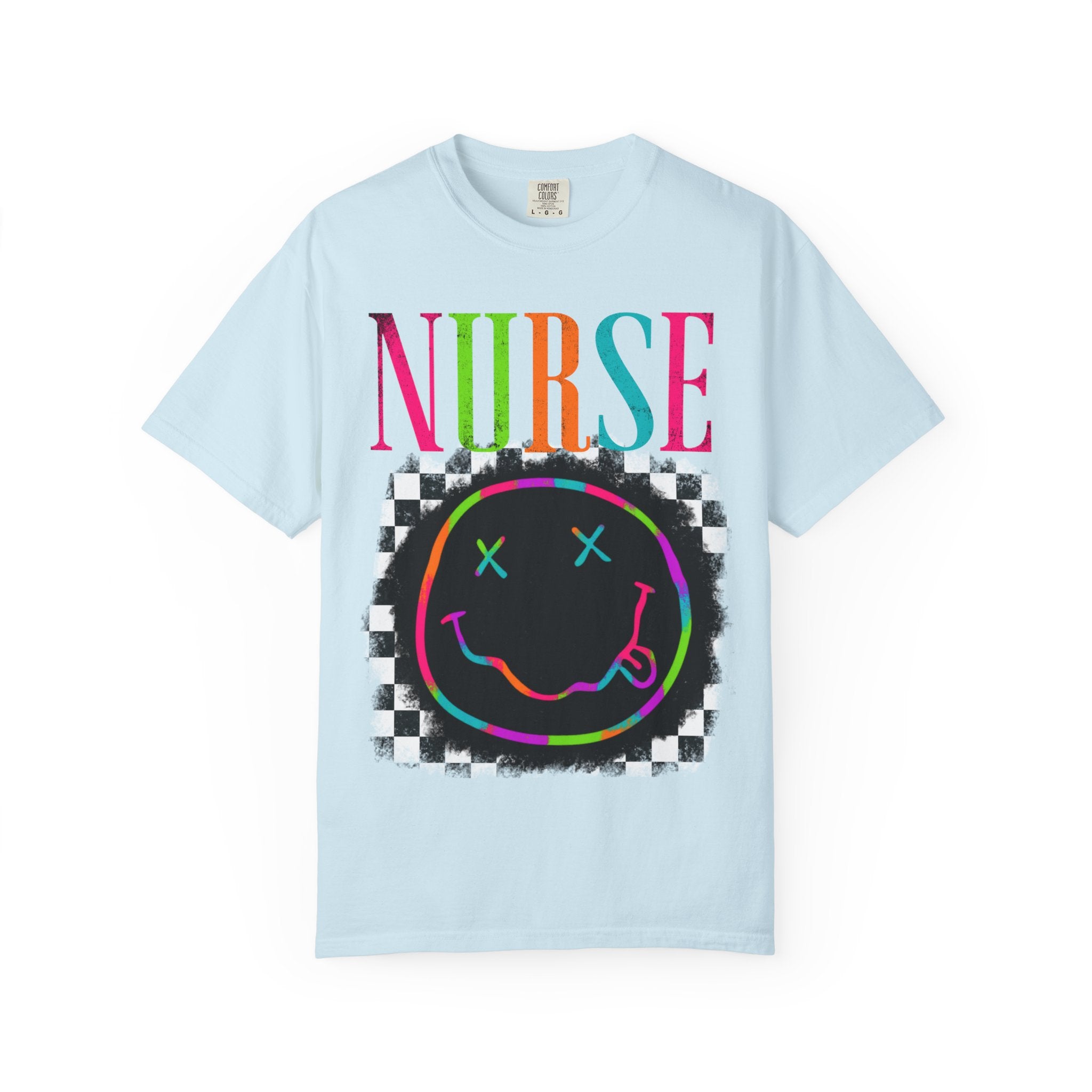 Nurse Neon Smiley T-Shirt