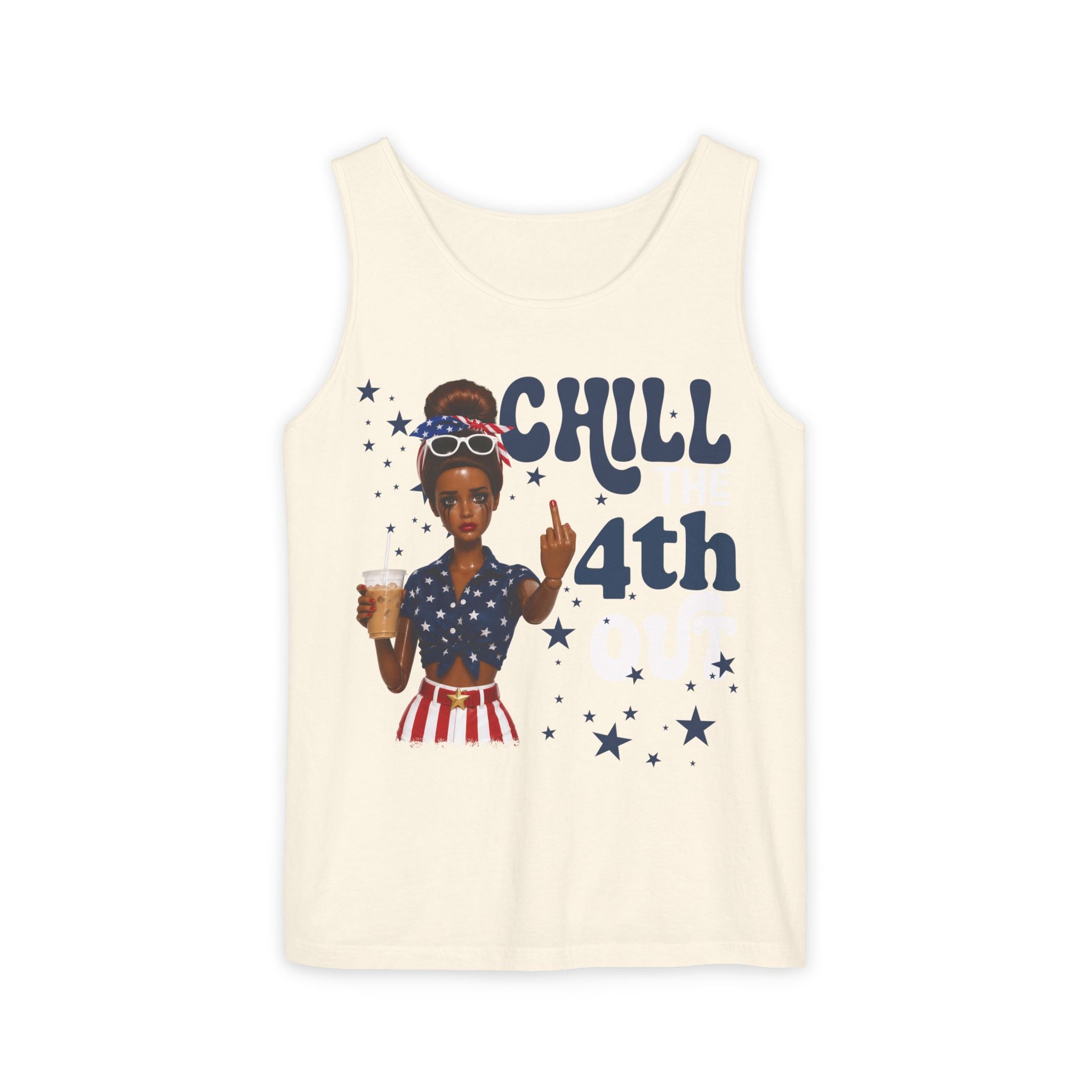 Chill 4th Tank Top — Patriotic Fourth of July Graphic Tank