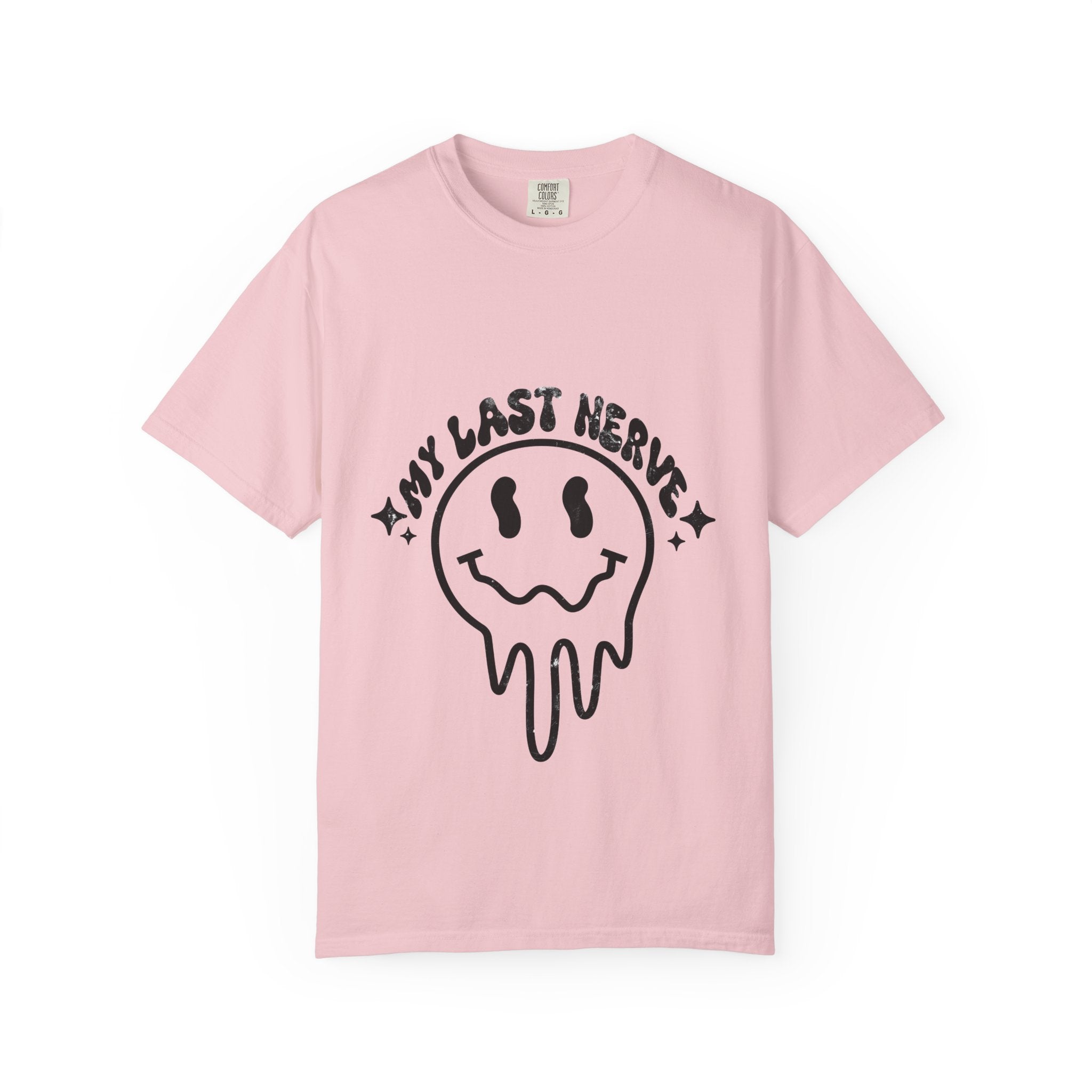 My Last Nerve Dripping Smile T-Shirt — Edgy Graphic Tee for Teens & Young Adults