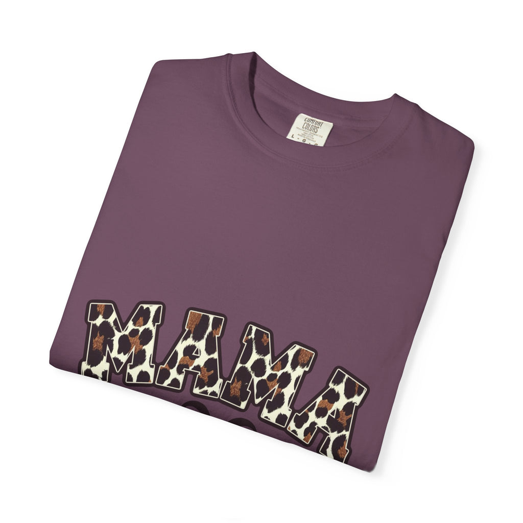 Mama Leopard Print Cherry T-Shirt