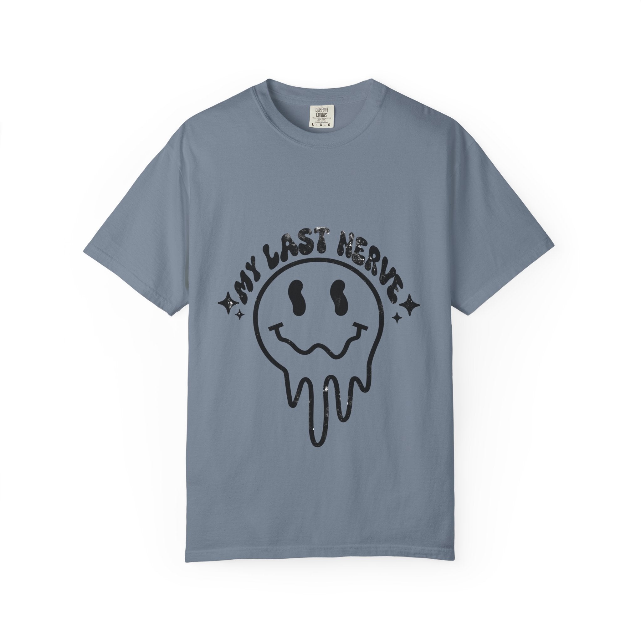 My Last Nerve Dripping Smile T-Shirt — Edgy Graphic Tee for Teens & Young Adults