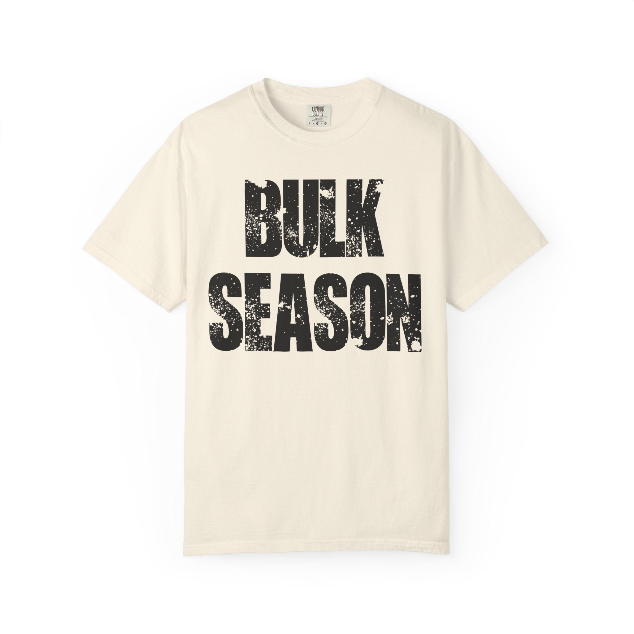 Bulk Season T-Shirt – Vintage Distressed Gym Tee for Bodybuilders & Lifters