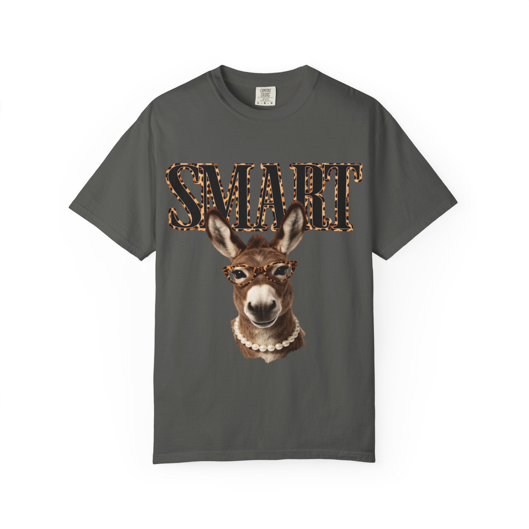 Smart Donkey Graphic T-Shirt — Funny Vintage Animal Tee