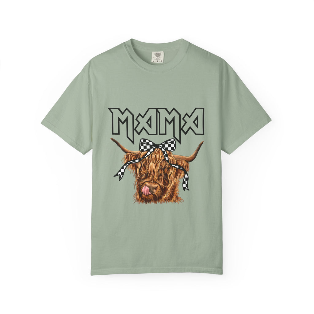 Mama Highland Cow T-Shirt — Cute Cow Mom Graphic Tee