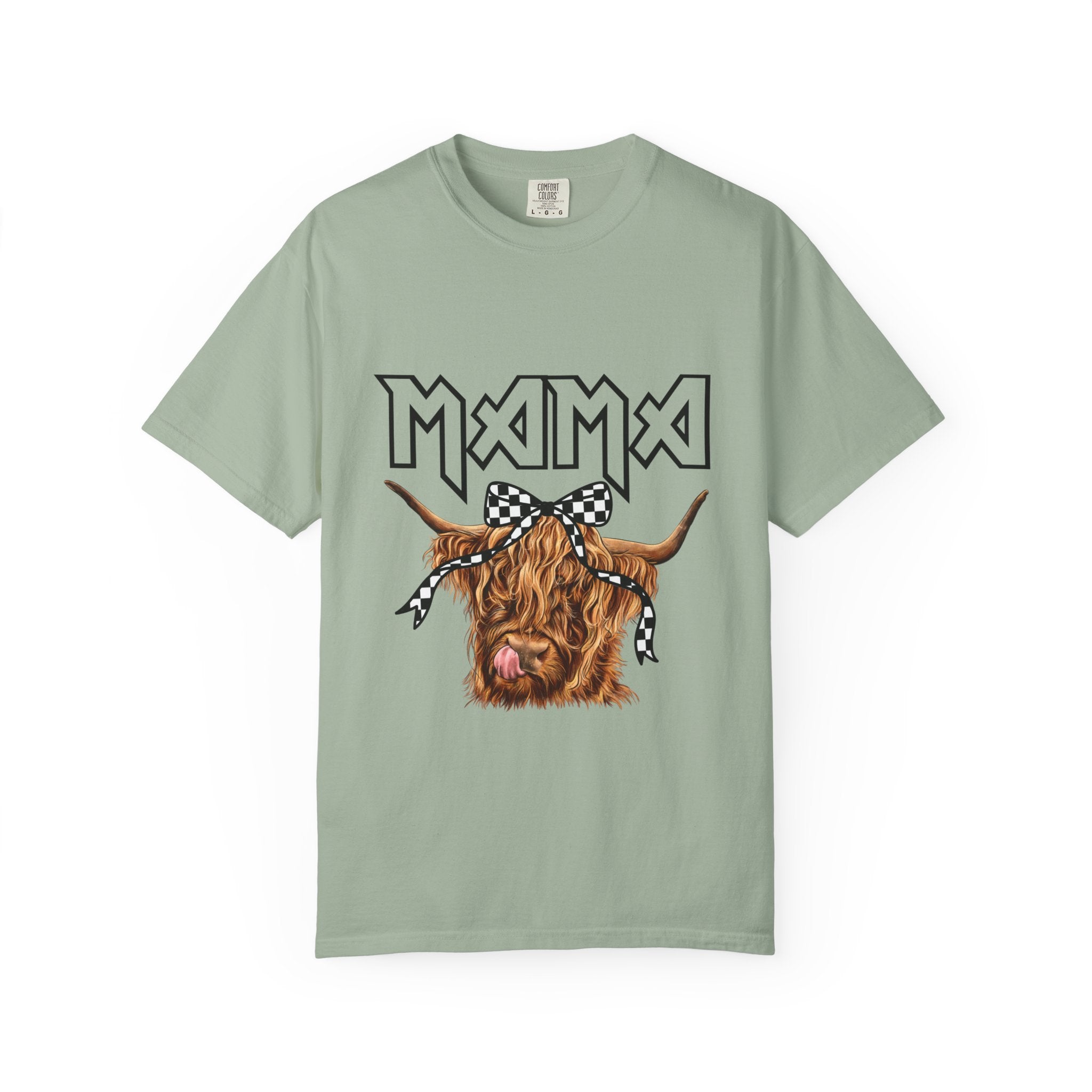Mama Highland Cow T-Shirt — Cute Cow Mom Graphic Tee
