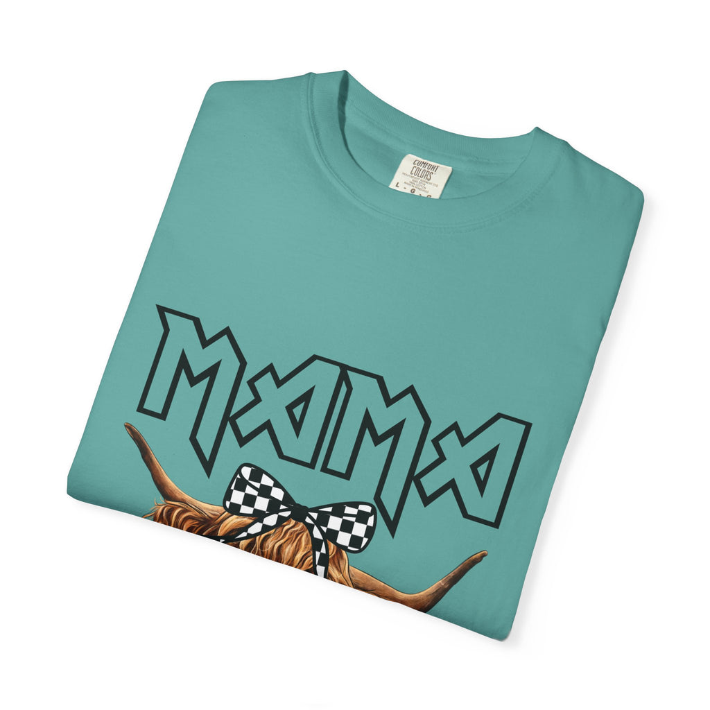 Mama Highland Cow T-Shirt — Cute Cow Mom Graphic Tee