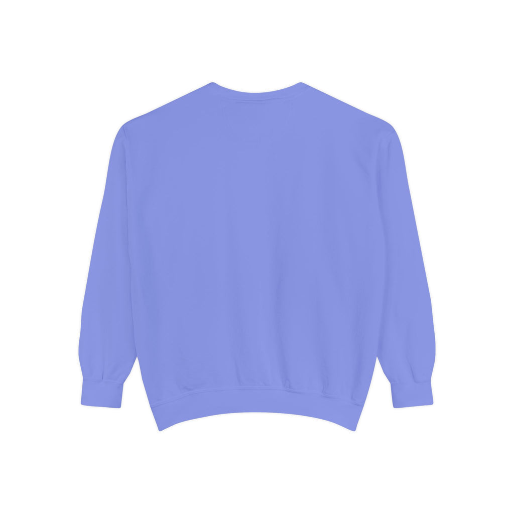 Nurse Face Sweatshirt — Pink Caduceus Retro Graphic Crewneck