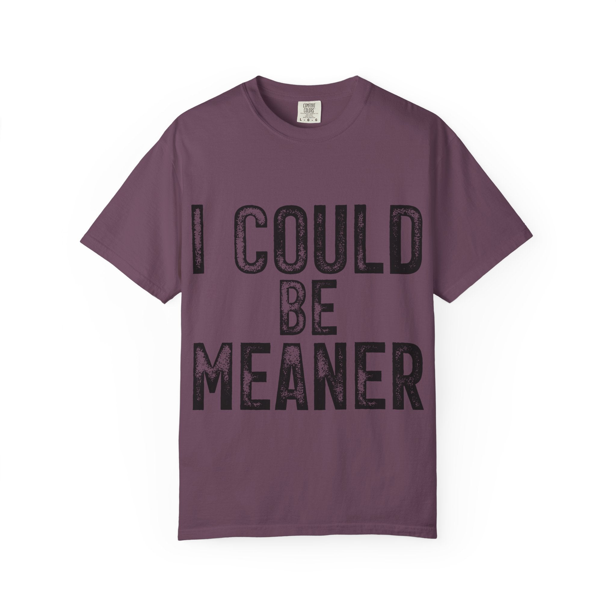 I Could Be Meaner T-Shirt — Funny Statement Graphic Tee