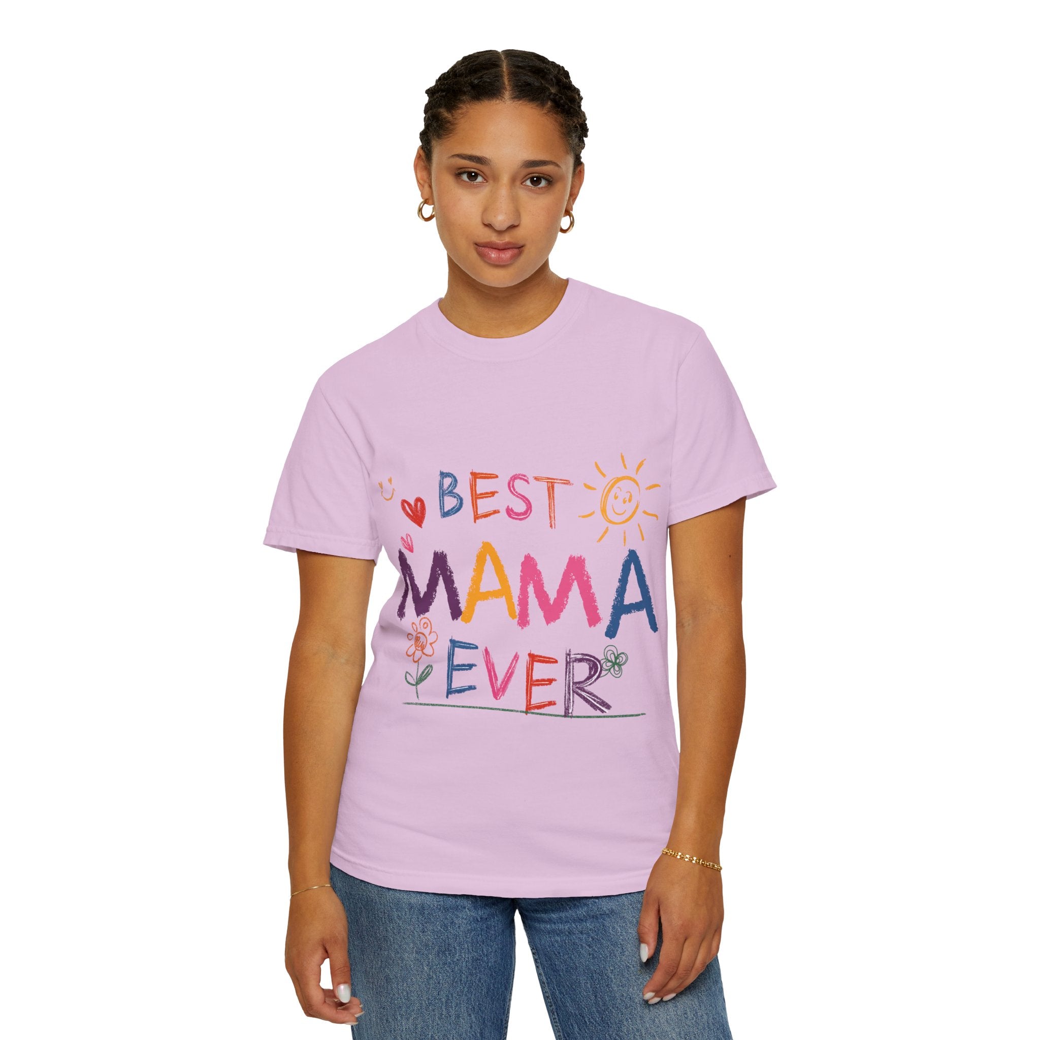Best Mama Ever T-Shirt — Cute Colorful Mother's Day Tee