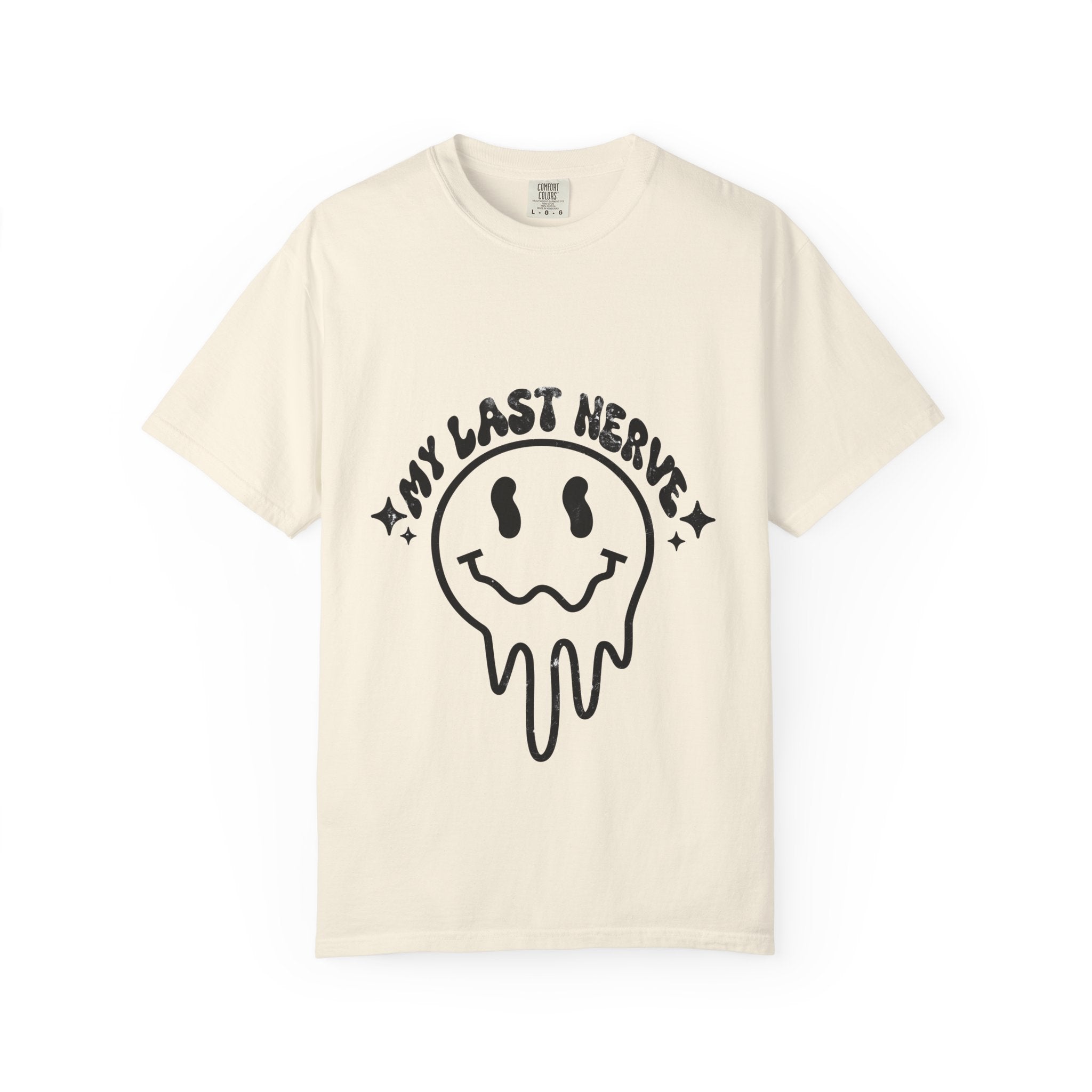 My Last Nerve Dripping Smile T-Shirt — Edgy Graphic Tee for Teens & Young Adults