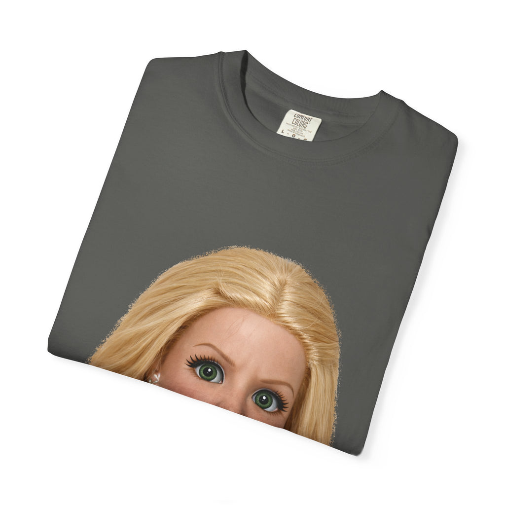 Funny Barbie Face Tee — Sassy Doll Expression Graphic T-Shirt