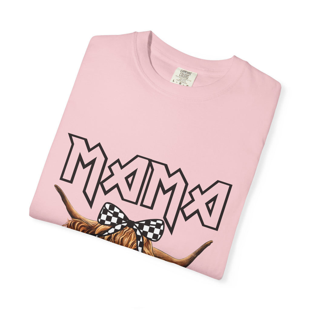 Mama Highland Cow T-Shirt — Cute Cow Mom Graphic Tee