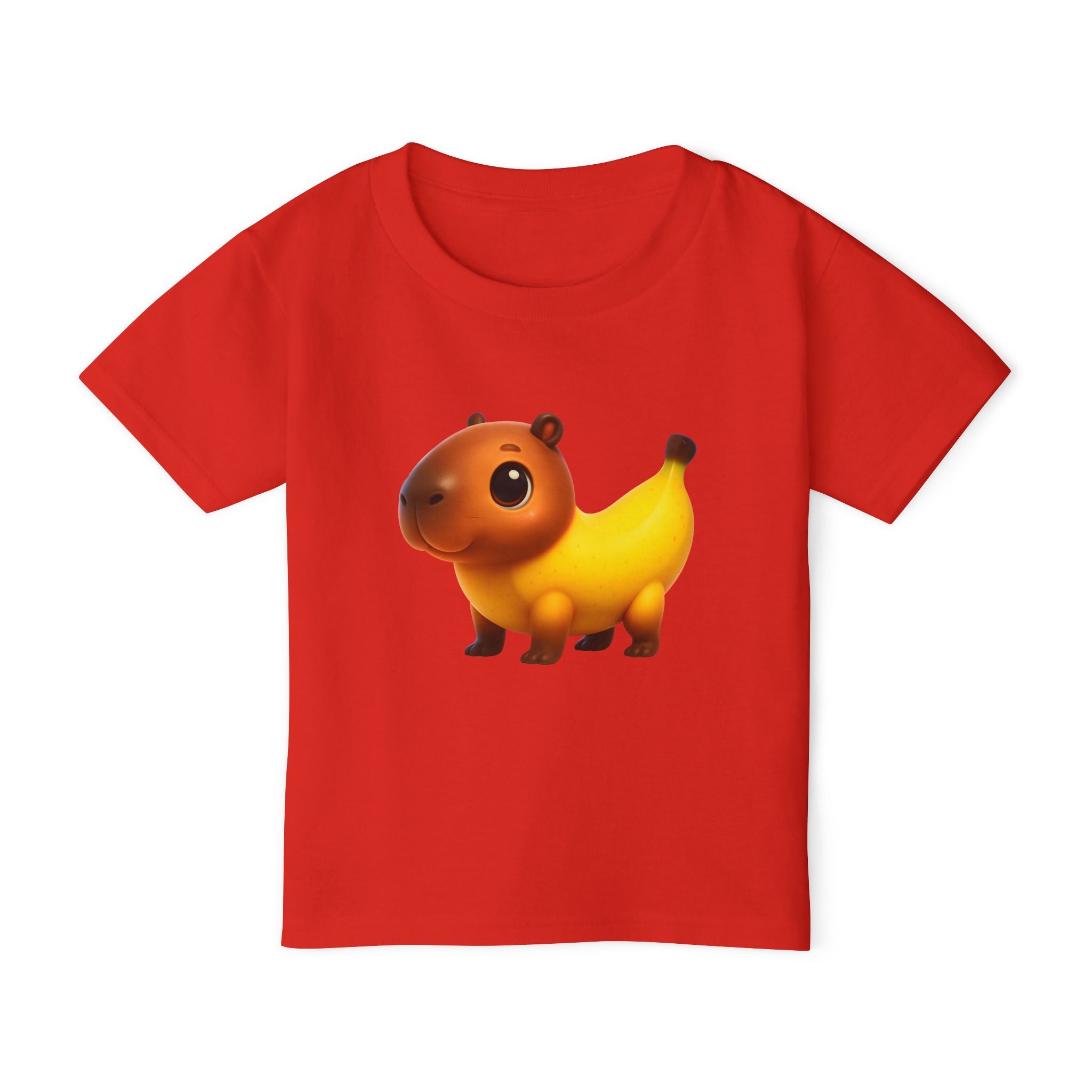 Cute Banana-Capypet Toddler T-Shirt – Funny Fruit Animal Tee for Kids