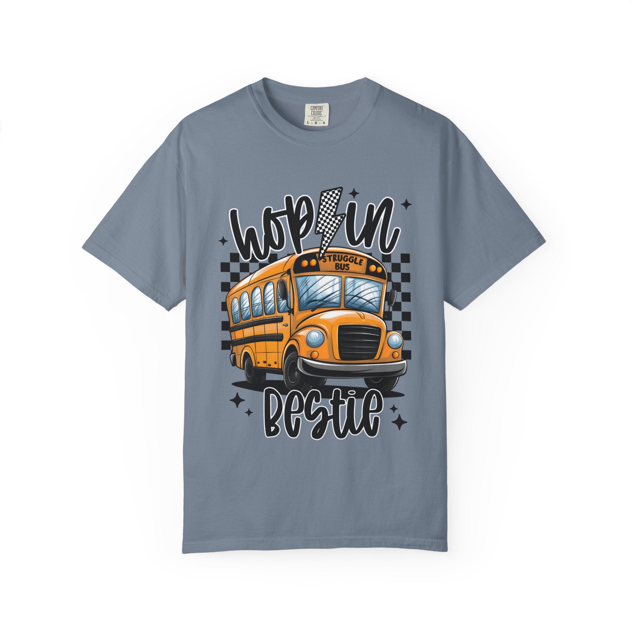 School Bus 'Hop In Bestie' T-Shirt