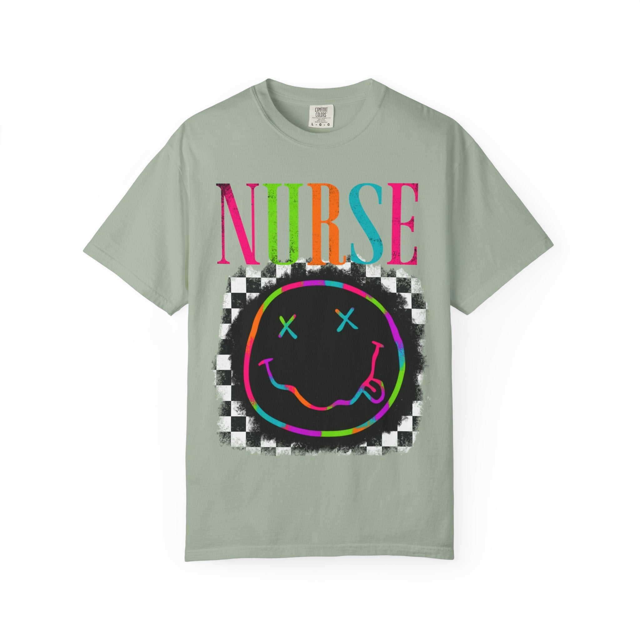 Nurse Neon Smiley T-Shirt