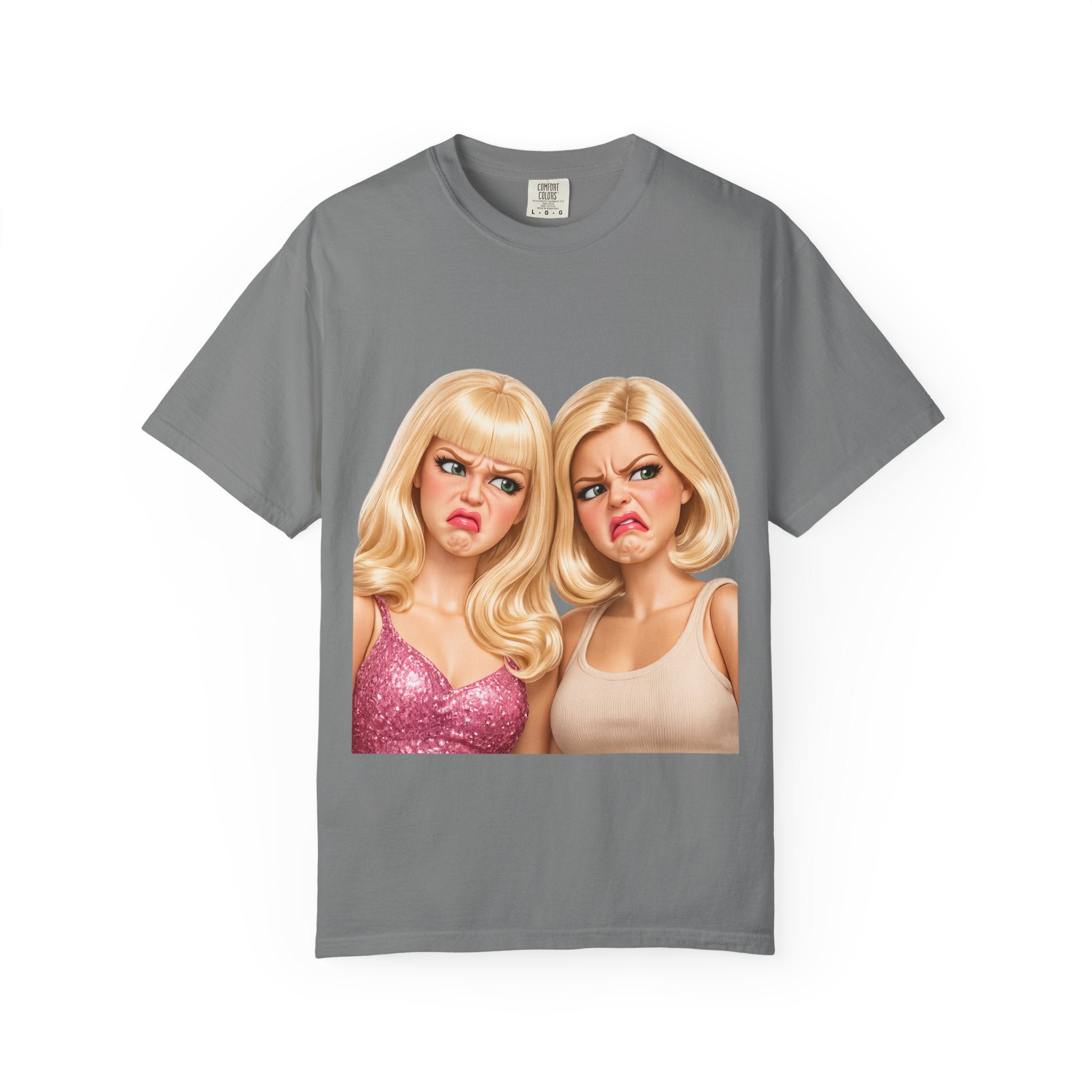 T-Shirt — Sassy Blonde Duo Illustration Tee