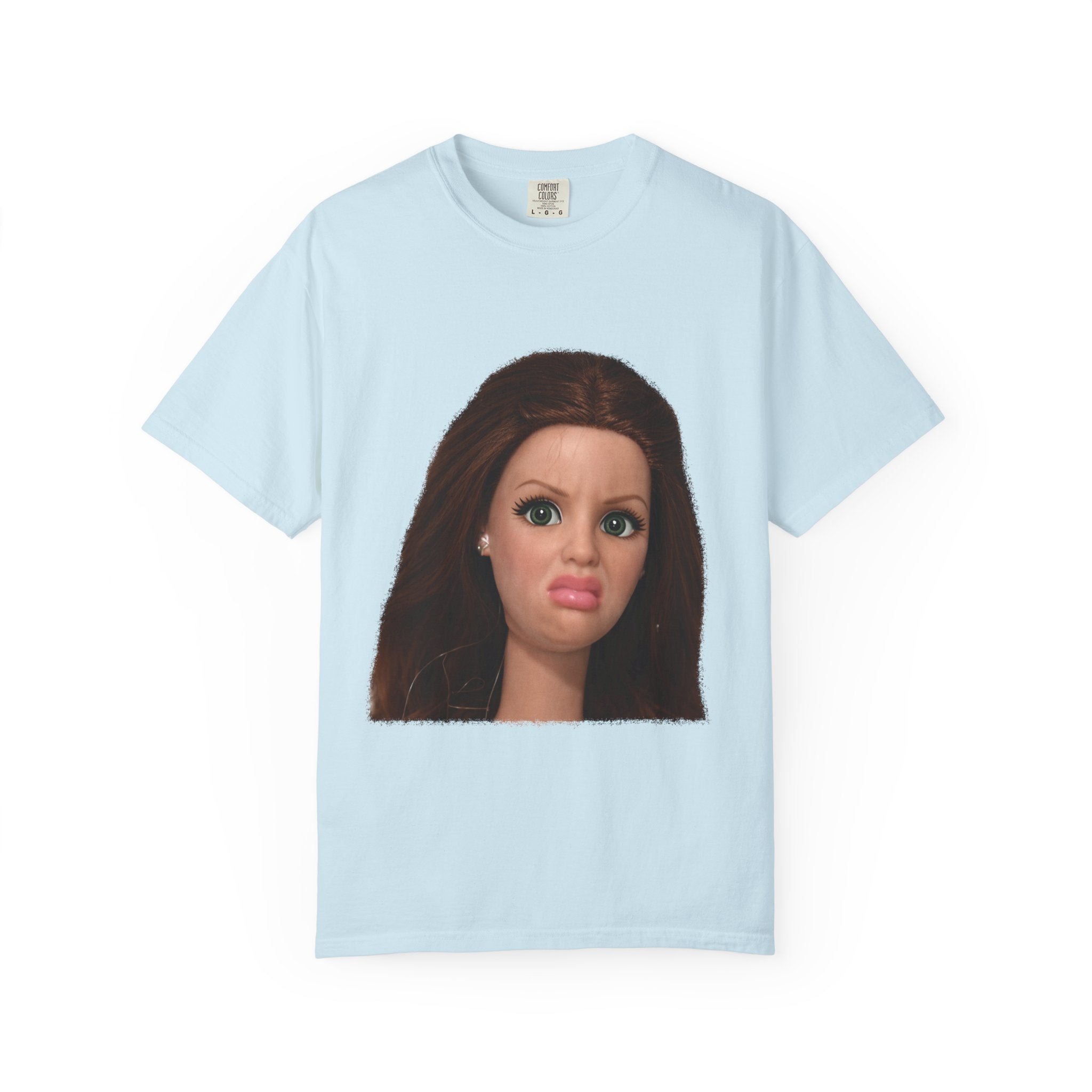 T-Shirt — Cheeky Doll Face Graphic Tee