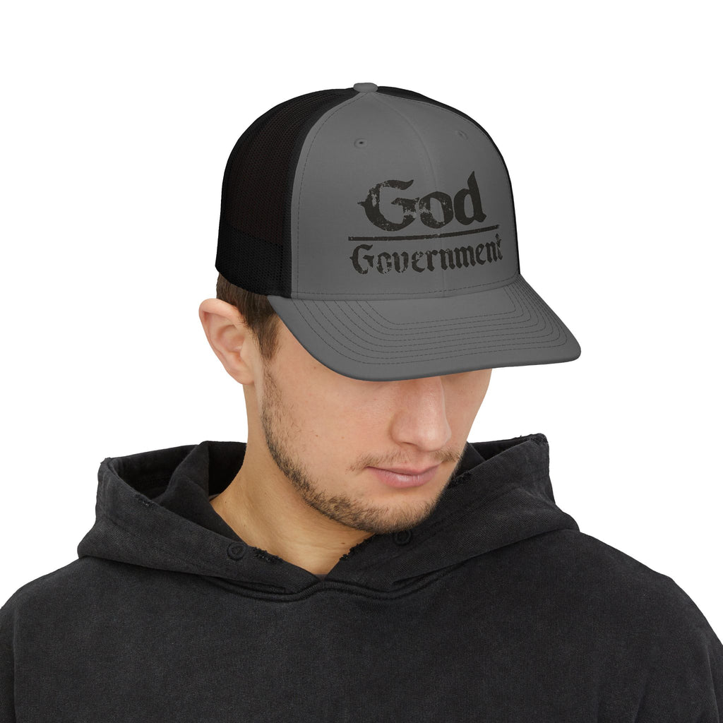 God Over Government Snapback Trucker Cap