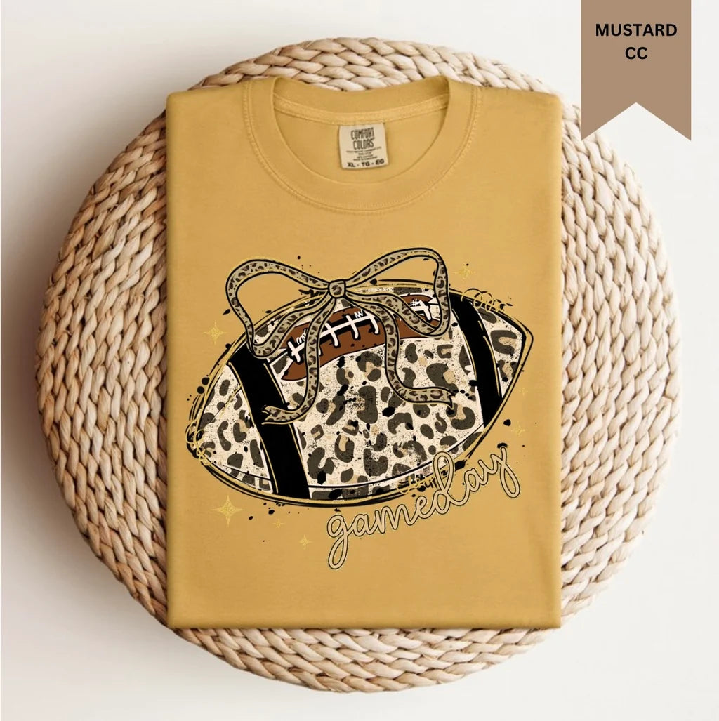 Leopard Gameday Football Tee