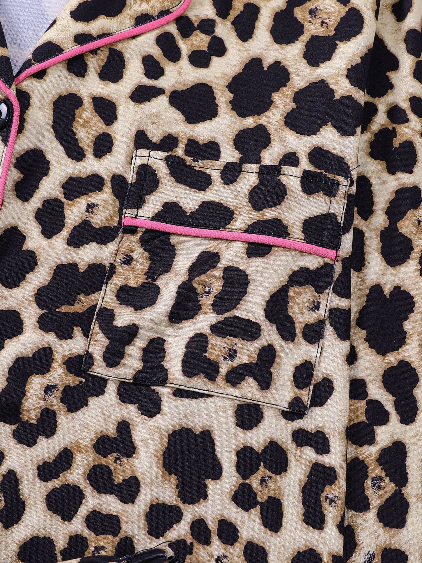 Wild at Heart Leopard Long Sleeve Pajama Set
