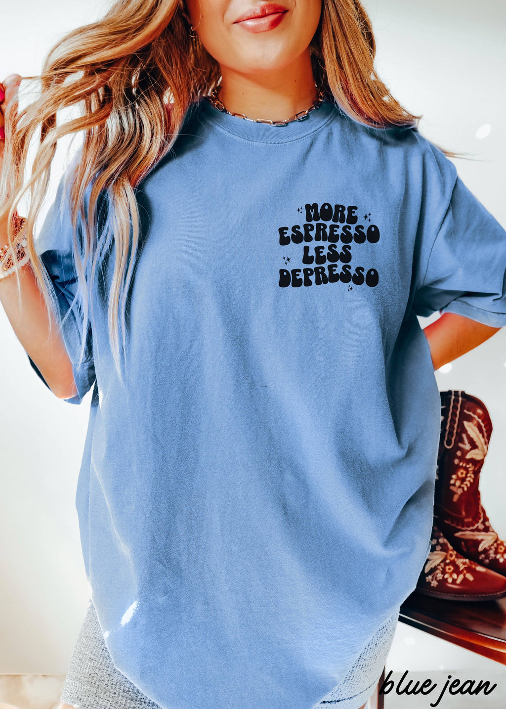 More Espresso Less Depresso Tee / Yam