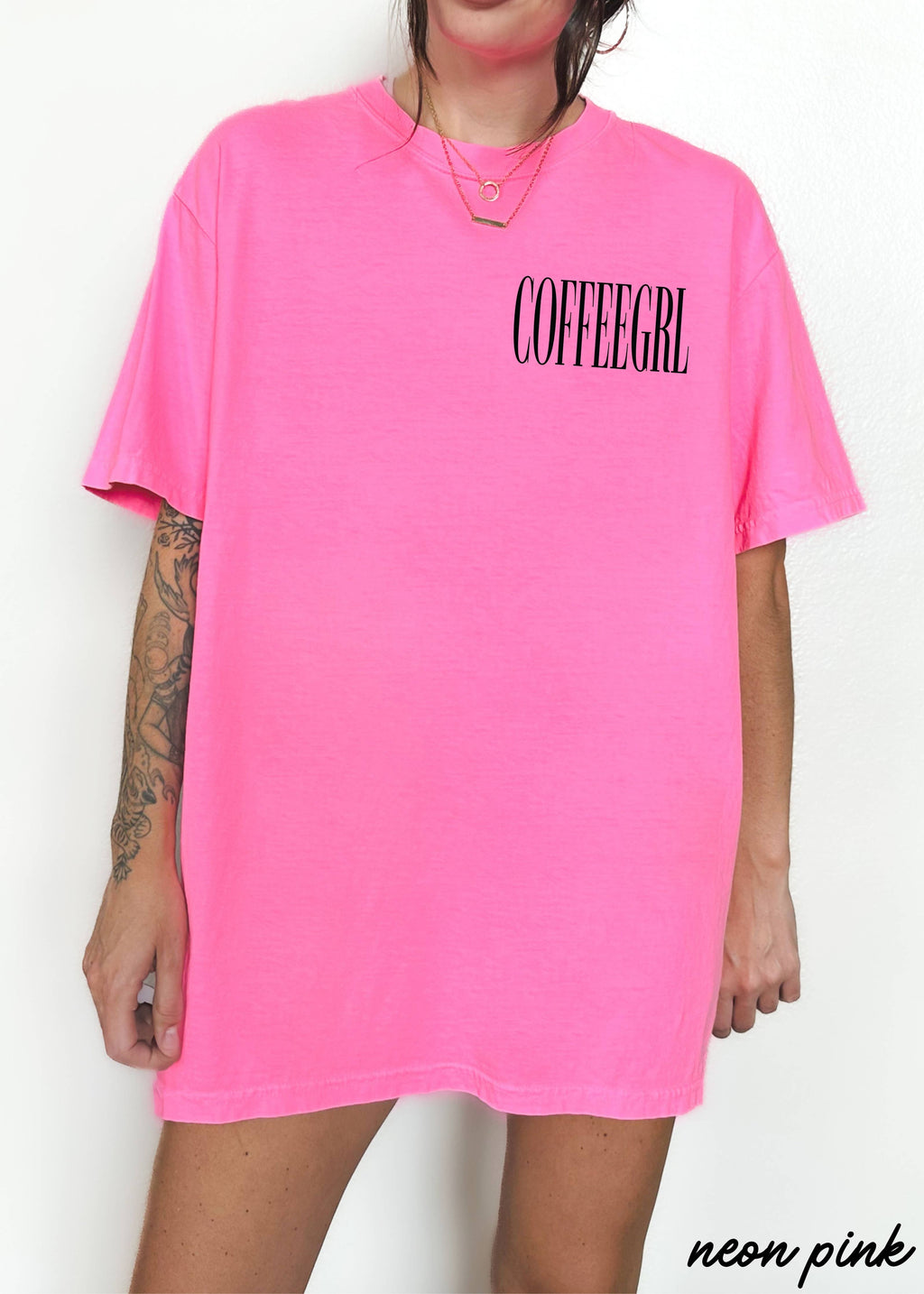 Coffeegrl Coffee Comfort Colors Tee / Espresso