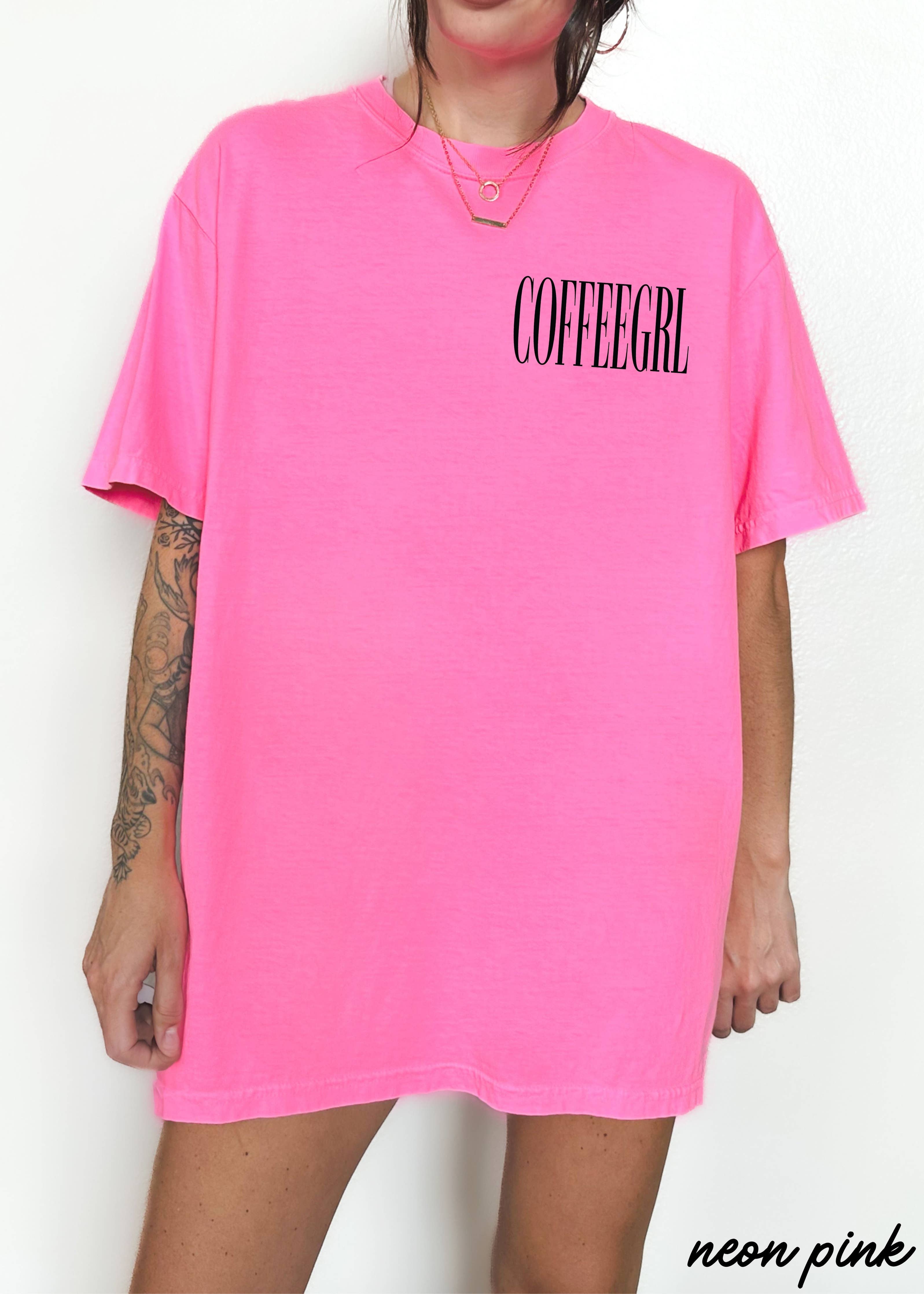 Coffeegrl Coffee Comfort Colors Tee / Espresso