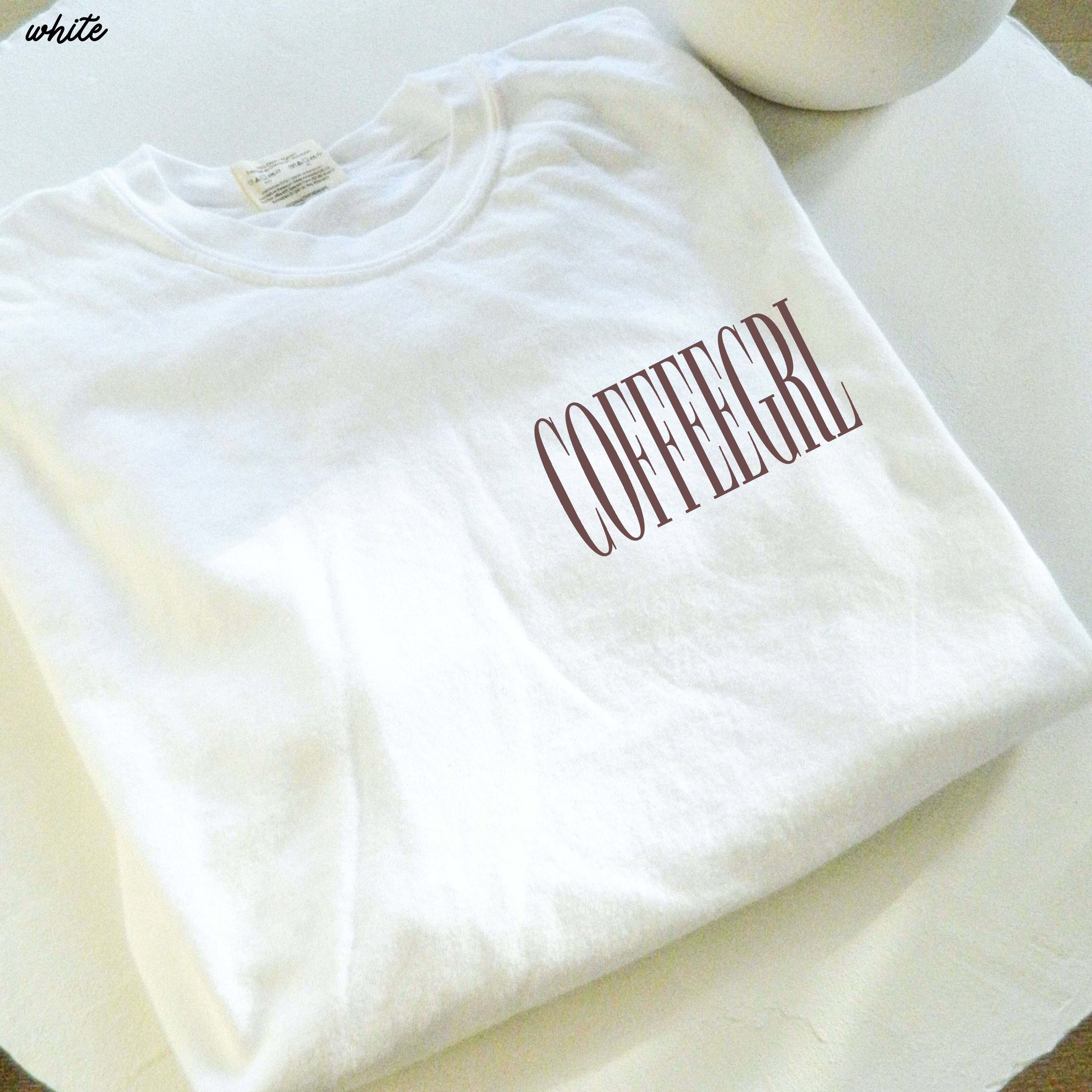 Coffeegrl Coffee Comfort Colors Tee / Espresso