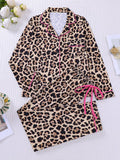 Wild at Heart Leopard Long Sleeve Pajama Set